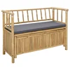 Vidaxl Parkovna Shramba Klop 110 x 47 x 80 cm Bambus Naravna