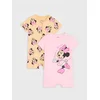 Sinsay - 2-pack pamučni rampers sa printom Minnie Mouse - roze