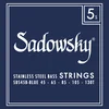 Sadowsky Blue Label Bass String Set Taperwound - 5 String Steel 45-130