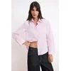 Trendyol Bluza svetlo roza / bela