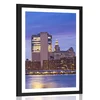 Plakat s paspartujem nočni Brooklyn - 40x60 no frame