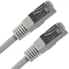 LAN kabel FTP patchcord, Cat.5e, RJ45 moški - RJ45 moški, 20 m, zaščiten, siv, varčen