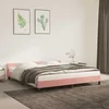 Okvir za krevet s uzglavljem bez madraca 160x200 cm baršunasti