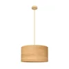 Luster na sajli ALBA 1xE27/15W/230V, prečnik 45 cm, braon