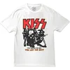 Kiss End Of The Road You Got The Best (Back Print) White L Majica