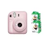 FujiFilm Fotoaparat Instax Mini 12 Blossom Pink Bundle + 2 filma