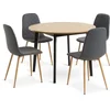 JEGIND O105 sto natur hrast + 4 JONSTRUP stolice asf/hrast