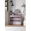 Hanah Home Sto za šminkanje Harmony Mini Round, 90 x 40 x 133 cm, Rozi