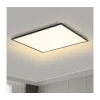 Brilagi - LED prigušiva svetiljka SLIMFRAME LED/58W/230V 60x60 cm crna + daljinski upravljač