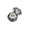 Akrilna perla u PANDORA stilu 9*15 mm siva