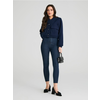 Sinsay - High waist skinny farmerke - mornarsko