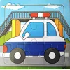 Lesena sestavljanka Ambulanca 9 kosov