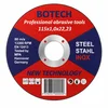 Botech Rezna ploča, Inox, 115x1x22mm