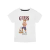 Guess Majica N6GI04 K8HM4 Bela Regular Fit