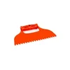 Kubala Lopatica Plastic spatula, teeth, 4 x 6 mm, orange