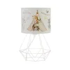 Dečija stona lampa KIDS ROOM 1xE27/60W/230V, prečnik 18 cm, sa motivom životinjica