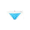 HUGO Bikini hlačke modra / bela