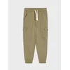 Sinsay - Pamučne loose jogger pantalone - braonkasto zelena