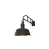 RUSTIK 95 Zidna lampa, 1*E27, Crna