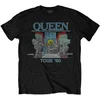 Queen Majica Tour 80 Unisex Black XL