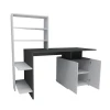 Hanah Home White Anthracite Radni sto 146.3x73.8x60??cm, Beli