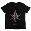 Bring Me The Horizon Flame Hex & Text Logo Black L Majica