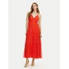 Haveone Poletna obleka AFF-N011 Oranžna Loose Fit