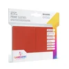 Zaščitne folije za karte Gamegenic Prime Sleeves - rdeče, 66 x 91 mm (100 kosov)