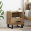 vidaXL Nočna omarica artisan hrast 40 x 35 x 47.5 cm Konstruiran les