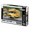 Retro cars - Puzzle Škoda 1203 Camp II (1969) - 1 000 kosov