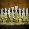Šah Set Marble Whyte & Onyx 40 x 40 cm