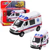 Reševalna rešilec vozilo, kovinski, LEAN TOYS, 1:32, lučke, zvok