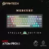 Tastatura Mehanicka Gaming Fantech MK912 RGB ATOM PRO63 Wireless Mercury (blue switch)