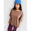 Roxy Talloversize Washed T-Shirt chestnut