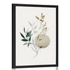 Plakat rastline v boho stilu - 40x60 silver