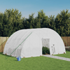Staklenik s čeličnim okvirom Bijeli 24 m2 6x4x2,85 m