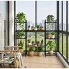 Hanah Home dekorativni stalak za biljke Koda, 125 cm, crni