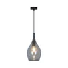Luster na sajli NEXT 1xE27/40W/230V dimljeno-crna