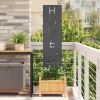 vidaXL Zaslon za zasebnost v vrtu Antracit 32 x 140 cm Mnogi jeklo