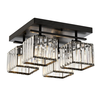 Opviq Luster Kristal 301AUR1204, 40x40x22cm, Crni
