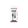 SWISSTEN PODATKOVNI KABEL KEVLAR USB/LIGHTNING 1,5 M ANTRACIT