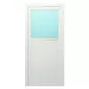 Večnamenska PVC vrata Solid Elements Bovec KF02 (980x1980x60 mm, bela, leva, brez kljuke in cilindra)