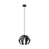 Luster na sajli NEWTON 1xE27/15W/230V crna