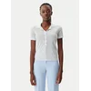 Patrizia Pepe Polo majica 8K0279/K128-W180 Srebrna Regular Fit