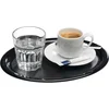 APS servirni pladenj oval 26 x 20 cm melamin, črn