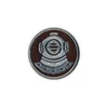 shumee Našitek Diver (rjavo-srebrn) - Samolepilna podlaga - Vezen našitek/značka/emblem