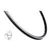 Felga mach1 road runner 622x15 32 rupe crna ( 70190 )