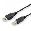 Logo Kabel USB (2.0), USB A moški - USB B moški, 5 m, črn, blister