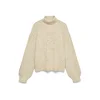 VERO MODA Pulover VMAsh kremna