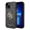 GUESS Maska za telefon iPhone 15 6.1 GUBKP15S4GMGGR, Kožna, Siva